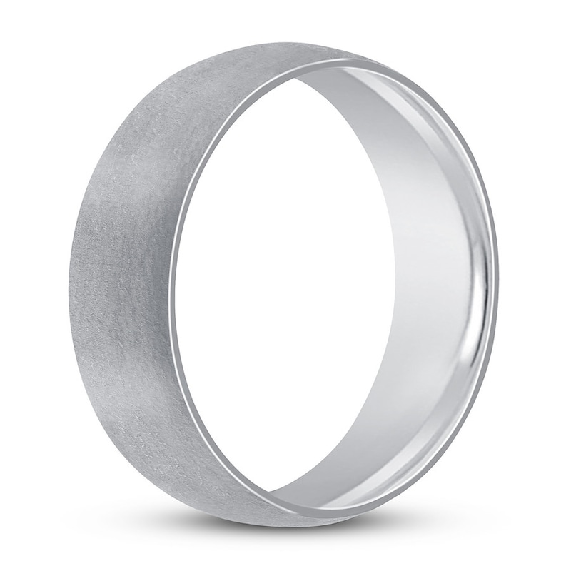 Wedding Band Carved Platinum 6mm