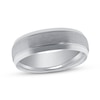 Thumbnail Image 1 of Wedding Band Carved Platinum 6mm