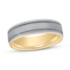 Thumbnail Image 0 of Wedding Band Platinum/18K Yellow Gold 6mm