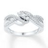 Thumbnail Image 1 of Diamond Ring 1/3 ct tw Round Sterling Silver