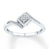 Thumbnail Image 0 of Diamond Promise Ring 1/8 ct tw Round Sterling Silver