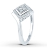 Thumbnail Image 1 of Diamond Promise Ring 1/6 ct tw Round Sterling Silver