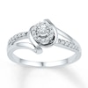 Thumbnail Image 0 of Diamond Promise Ring 1/6 ct tw Round 10K White Gold