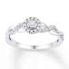 Thumbnail Image 0 of Diamond Promise Ring 1/6 ct tw Round 10K White Gold
