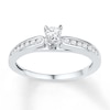 Thumbnail Image 0 of Diamond Promise Ring 1/3 ct tw Round 10K White Gold