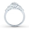 Thumbnail Image 1 of Diamond Promise Ring 1/5 ct tw Round Sterling Silver