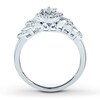 Thumbnail Image 1 of Diamond Promise Ring 1/5 ct tw Round Sterling Silver