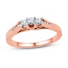 Thumbnail Image 0 of Diamond Ring 1/4 ct tw Round 10K Rose Gold