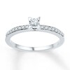 Thumbnail Image 0 of Diamond Promise Ring 1/6 ct tw Round 10K White Gold