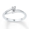 Thumbnail Image 0 of Diamond Promise Ring 1/15 Carat Round Sterling Silver