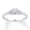 Thumbnail Image 1 of Diamond Promise Ring 1/10 ct tw Round 10K White Gold