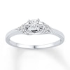 Thumbnail Image 0 of Diamond Promise Ring 1/10 ct tw Round 10K White Gold