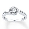 Thumbnail Image 0 of Diamond Promise Ring 1/8 ct tw Round Sterling Silver