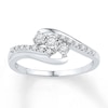 Diamond Ring 1/10 ct tw Round-cut Sterling Silver