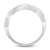 Thumbnail Image 1 of Black/White Diamond Ring 1/6 ct tw Sterling Silver