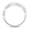 Thumbnail Image 2 of Black/White Diamond Ring 1/6 ct tw Sterling Silver