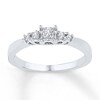 Thumbnail Image 0 of Diamond Promise Ring 1/10 ct tw Round 10K White Gold