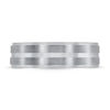 Thumbnail Image 3 of Wedding Band Carved Platinum 6mm