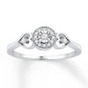 Thumbnail Image 0 of Diamond Promise Ring 1/8 ct tw Round Sterling Silver