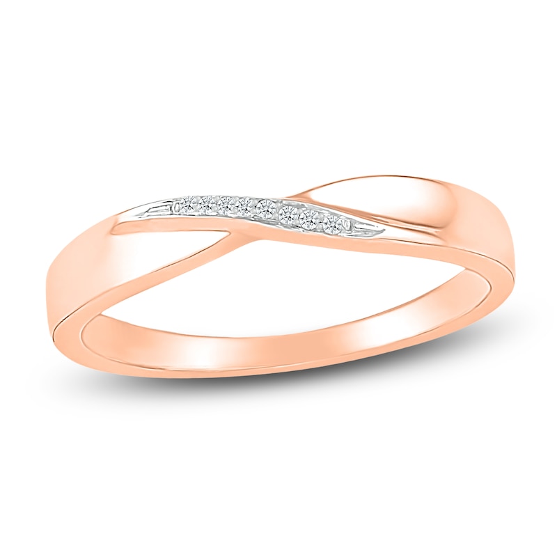 Diamond Ring 10K Rose Gold