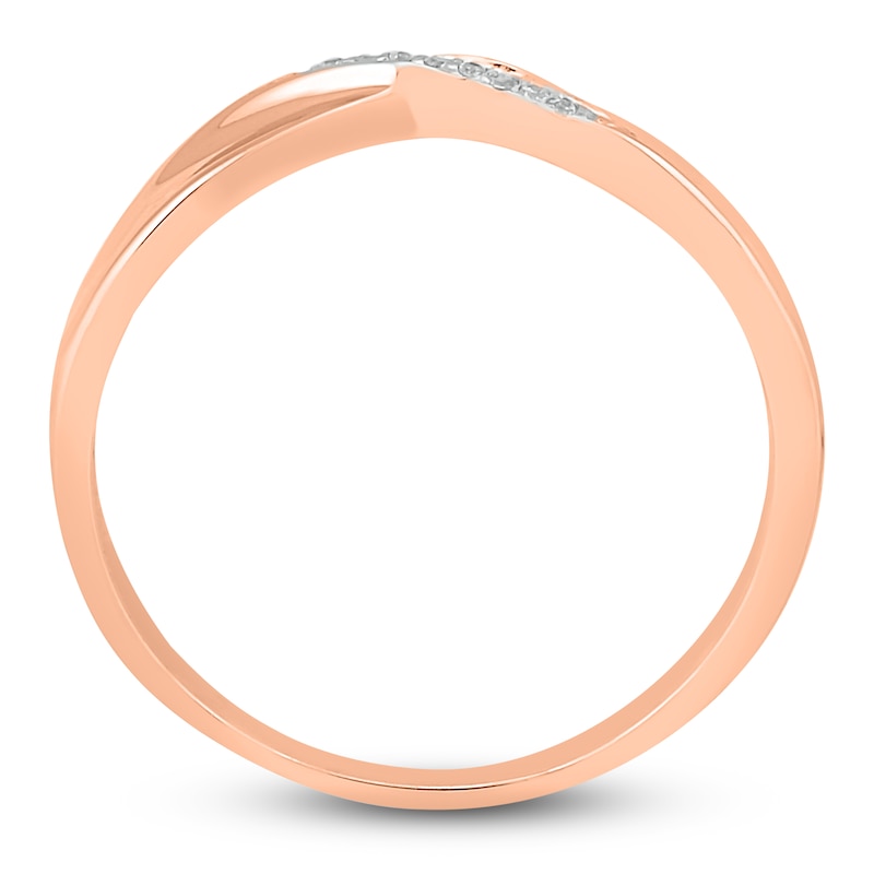 Main Image 3 of Diamond Ring 10K Rose Gold