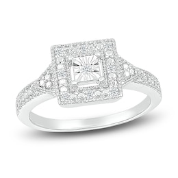 Diamond Ring 1/20 ct tw Round Sterling Silver