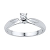 Thumbnail Image 1 of Diamond Promise Ring 1/8 ct tw Round Sterling Silver