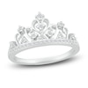 Thumbnail Image 0 of Crown Ring 1/5 ct tw Diamonds Sterling Silver