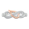 Thumbnail Image 2 of Wing & Infinity Ring 1/15 ct tw Diamonds Sterling Silver