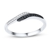 Thumbnail Image 0 of Diamond Ring 1/10 ct tw Black & White 10K White Gold
