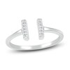 Thumbnail Image 0 of Midi Ring Diamond Accents Sterling Silver