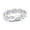 Thumbnail Image 0 of Diamond Twist Eternity Band 1/2 ct tw Round 14K White Gold