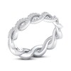 Thumbnail Image 3 of Diamond Twist Eternity Band 1/2 ct tw Round 14K White Gold
