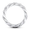 Thumbnail Image 2 of Diamond Twist Eternity Band 1/2 ct tw Round 14K White Gold