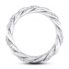 Thumbnail Image 1 of Diamond Twist Eternity Band 1/2 ct tw Round 14K White Gold