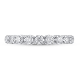 Diamond Anniversary Band 1/2 ct tw Round-cut Platinum