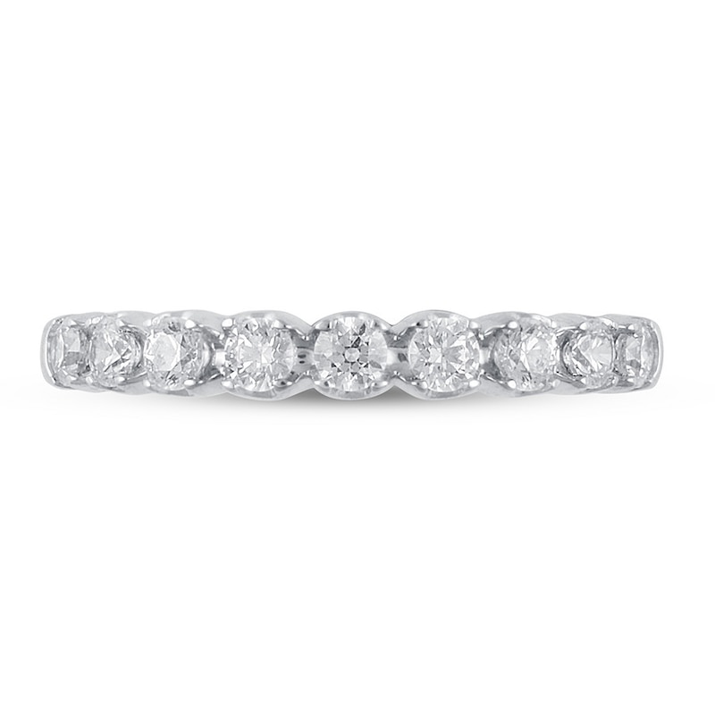 Main Image 1 of Diamond Anniversary Band 1/2 ct tw Round-cut Platinum