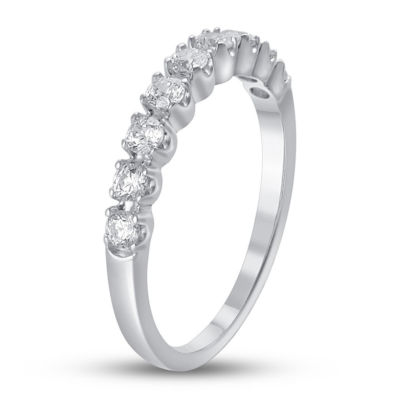 Main Image 2 of Diamond Anniversary Band 1/2 ct tw Round-cut Platinum