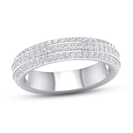 Diamond Eternity Ring 1 ct tw Round 14K White Gold