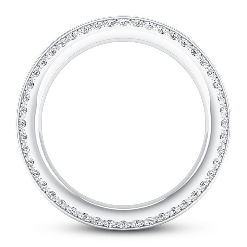 Main Image 2 of Diamond Eternity Ring 1 ct tw Round 14K White Gold