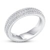 Thumbnail Image 4 of Diamond Eternity Ring 1 ct tw Round 14K White Gold