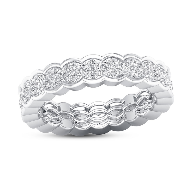 Main Image 1 of Diamond Eternity Band 1 ct tw Round 14K White Gold
