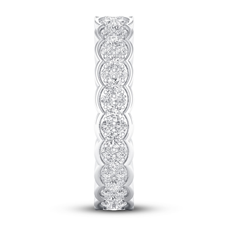Main Image 3 of Diamond Eternity Band 1 ct tw Round 14K White Gold
