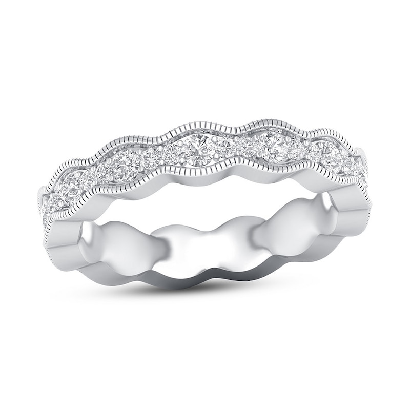 Main Image 1 of Diamond Eternity Band 1 ct tw Round 14K White Gold