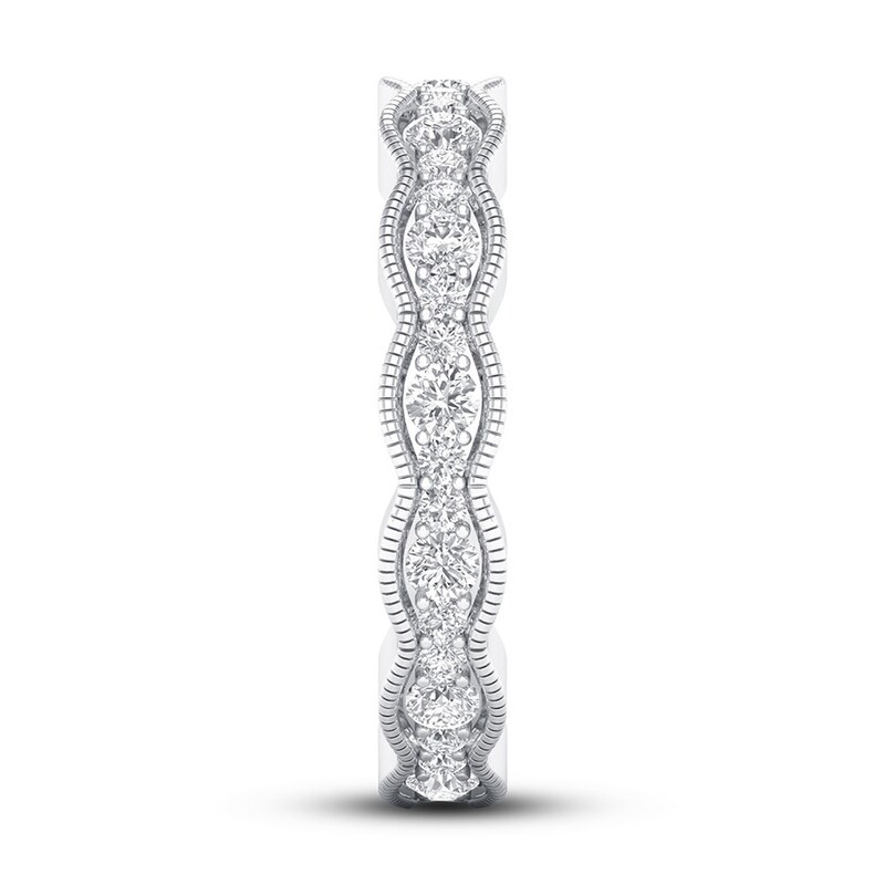 Main Image 3 of Diamond Eternity Band 1 ct tw Round 14K White Gold