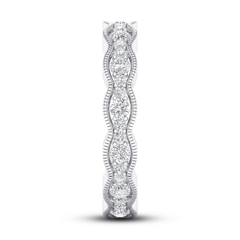 Diamond Eternity Band 1 ct tw Round 14K White Gold