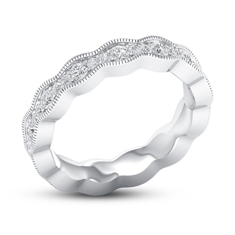 Main Image 4 of Diamond Eternity Band 1 ct tw Round 14K White Gold