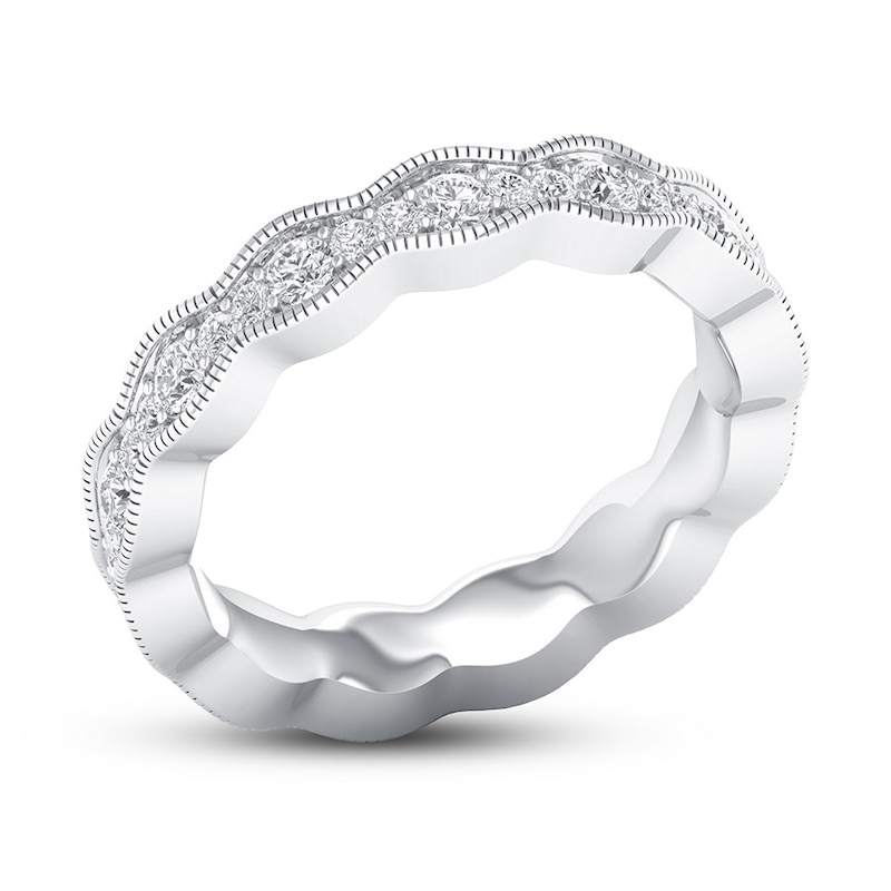 Diamond Eternity Band 1 ct tw Round 14K White Gold