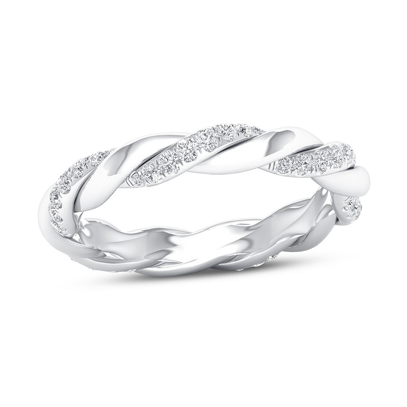 Main Image 1 of Diamond Eternity Band 3/8 ct tw Round 14K White Gold