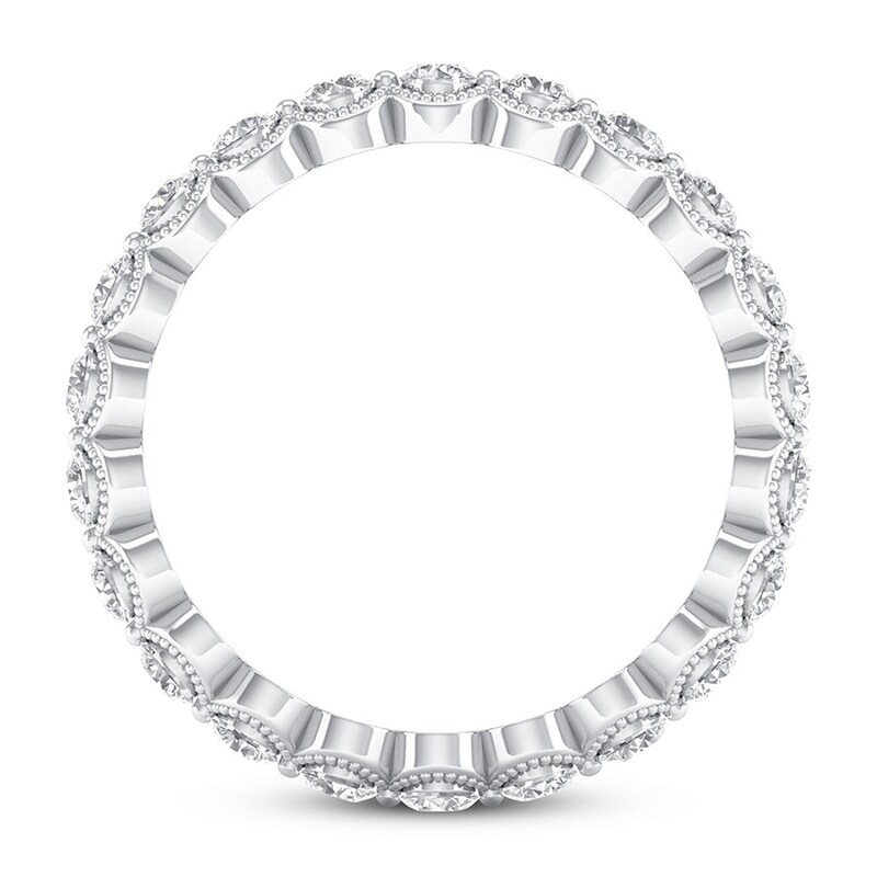 Diamond Eternity Band 1 ct tw Round 14K White Gold